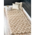 thumbnail image 1 of Shag Shoploni Collection Area Rug 2'7"x10' - Taupe, 1 of 5
