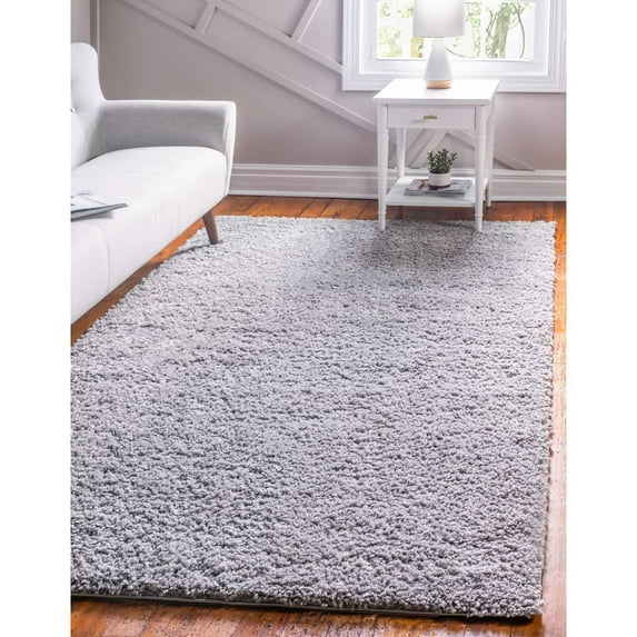 Shag Turhal Collection Area Rug Sterling - 6'x9'