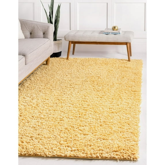 Shag Turhal Collection Area Rug Sunglow - 2'2"x3'