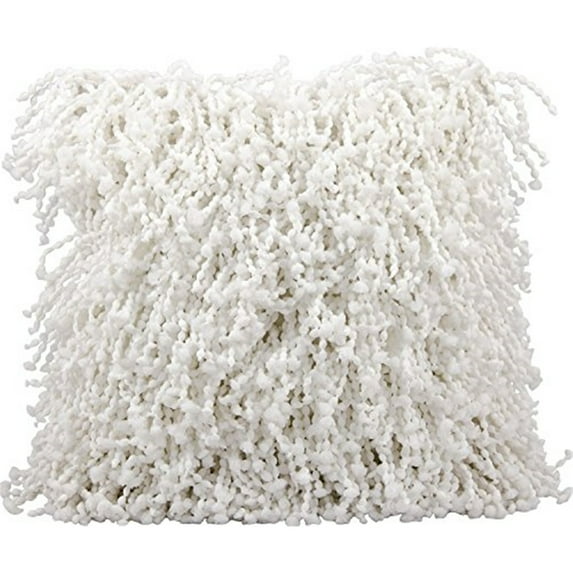 Shag White Fugga Pillow