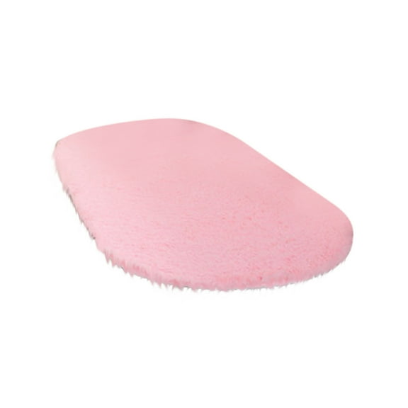 Shaggy Area Carpet,Fluffy Bedroom Rug,Soft Oval Memory Foam Bath Bathroom Bedroom Floor Shower Mat Rug,Home Decor(Pink)