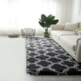 thumbnail image 1 of Shaggy Area Rug 20X63in Soft Polyester Floor Mat,Non Slip Living Room Bedroom Runner Carpet for Sofa Side Bed Nordic Style Home Decor Fade Resistant Easy Clean Fabric(Gray), 1 of 3