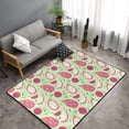 thumbnail image 1 of Shaggy Area Rug, Dragon Fruit 1 Rugs for Living Room Bedroom Non Slip Door Mat Indoor Carpet Machine Washable Nursery Home Decor Floor Mats for Entryway 60x39in, 1 of 5