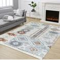 thumbnail image 1 of Shaggy Area Rug Loft Shag Ivory 5 ft. 3 in. x 7 ft.  for Living Rooms, Large Dining Rooms, Open Floorplans, 1 of 4
