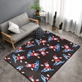 thumbnail image 1 of Shaggy Area Rug, Surfing Santa Rugs for Living Room Bedroom Non Slip Door Mat Indoor Carpet Machine Washable Nursery Home Decor Floor Mats for Entryway 60x39in, 1 of 5