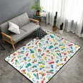 thumbnail image 1 of Shaggy Area Rug, Transport1 Rugs for Living Room Bedroom Non Slip Door Mat Indoor Carpet Machine Washable Nursery Home Decor Floor Mats for Entryway 60x39in, 1 of 5