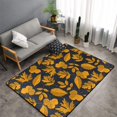 thumbnail image 1 of Shaggy Area Rug, fall leaf Rugs for Living Room Bedroom Non Slip Door Mat Indoor Carpet Machine Washable Nursery Home Decor Floor Mats for Entryway 60x39in, 1 of 5