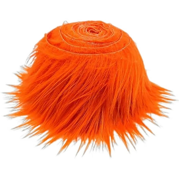 Shaggy Fabric Precut Strips Fabric Fuzzy Craft for Beard Hair Decoration