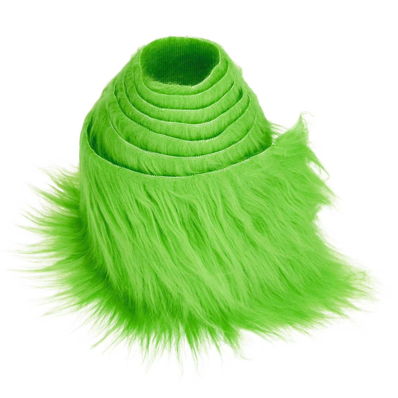 Shaggy Plush Fabric Precut Strips Fluffy Fuzzy Craft For Beard Hair