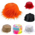thumbnail image 1 of Shaggy Plush Fabric Precut Strips Plush Fabric Fuzzy Craft For Beard Hair Cosplay Decoration, 1 of 8