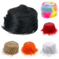 thumbnail image 1 of Shaggy Plush Fabric Precut Strips Plush Fabric Fuzzy Craft For Beard Hair Cosplay Decoration, 1 of 8