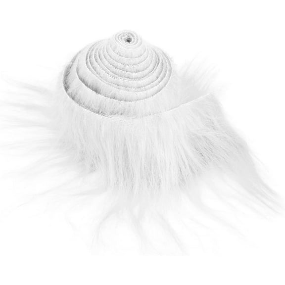 Shaggy Plush Faux Fur Fabric Precut Strips 2x60inch Rainbow Fur Fluffy Fuzzy Craft Fur for Gnomes Beard Santa Claus Hair Dwarf Cosplay Costume DIY Craft Christmas Decoration