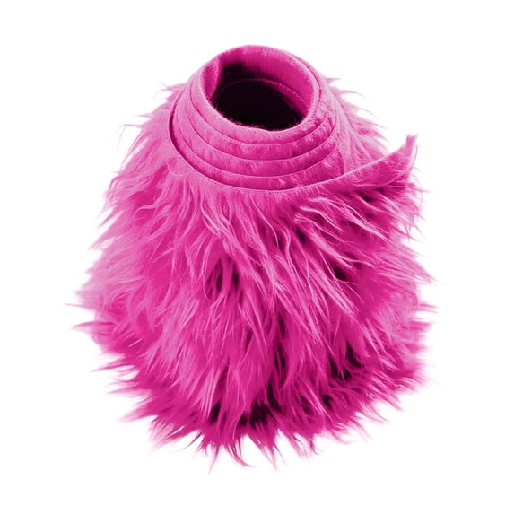 Shaggy Plush Precut Strips, Fuzzy Craft for Gnomes Beard, Cosplay Costume Dwarf Decoration, Long Pile Fur Fabric for Diy Crafts, Fake Fur Trim, 1 Roll of Fabric