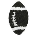 thumbnail image 1 of Shaggy Raggy Football Area Rug 3X3 Shaped, 1 of 1