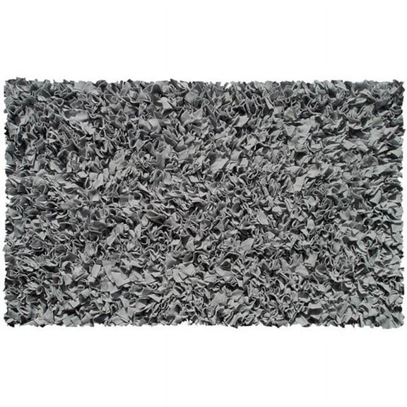 Shaggy Raggy Grey Rug