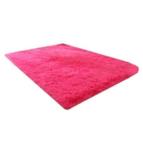 Shaggy Rug, Non-Slip Throw Bedside Area Rugs, Rug for Bedroom, Area Rugs for Living Room, Anti-Skid Extra Comfy Fluffy Floor Carpet for Indoor Home Decorative Home Decor Aesthetic 47x23 Inch