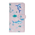 thumbnail image 1 of Shagwear Shark Pattern Large Pink Zipper Wallet, 1 of 5