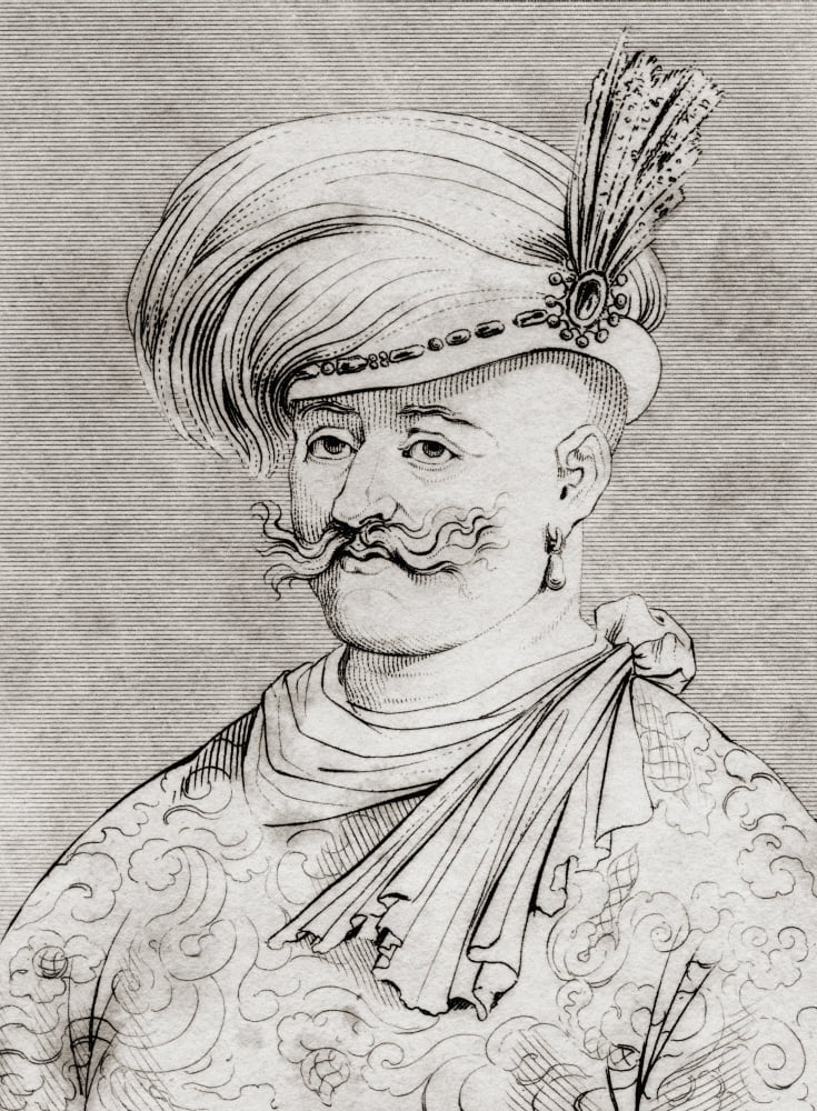 Shah Abbas The Great Aka Shah Abbas I Of Persia 1571 Canvas Art - Ken Welsh Design Pics (12 x 17)