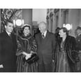 thumbnail image 1 of Shah Of Iran And Queen Soraya Are Welcomed To The White House By President And Mamie Eisenhower. Dec. 13 History (, 1 of 2