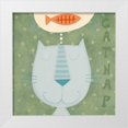 thumbnail image 1 of Shah, Sapna 20x20 White Modern Wood Framed Museum Art Print Titled - Dreaming of Fish, 1 of 4