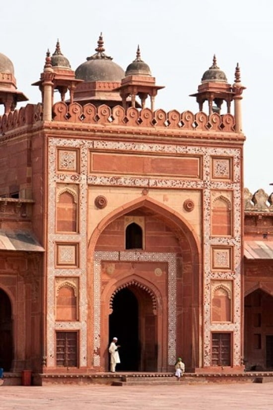 Shahi Darwaza of the Jama Masjid Fatehpur Sikri Uttar Pradesh India Canvas Art - Charles O Cecil DanitaDelimont (11 x 17)