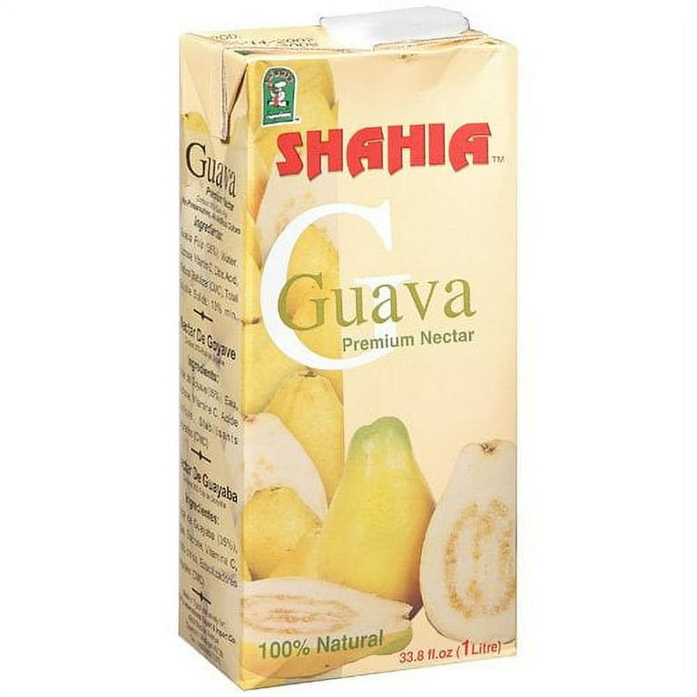 Shahia Premium Fruit Nectar Carton, Guava, Fl Oz, Count