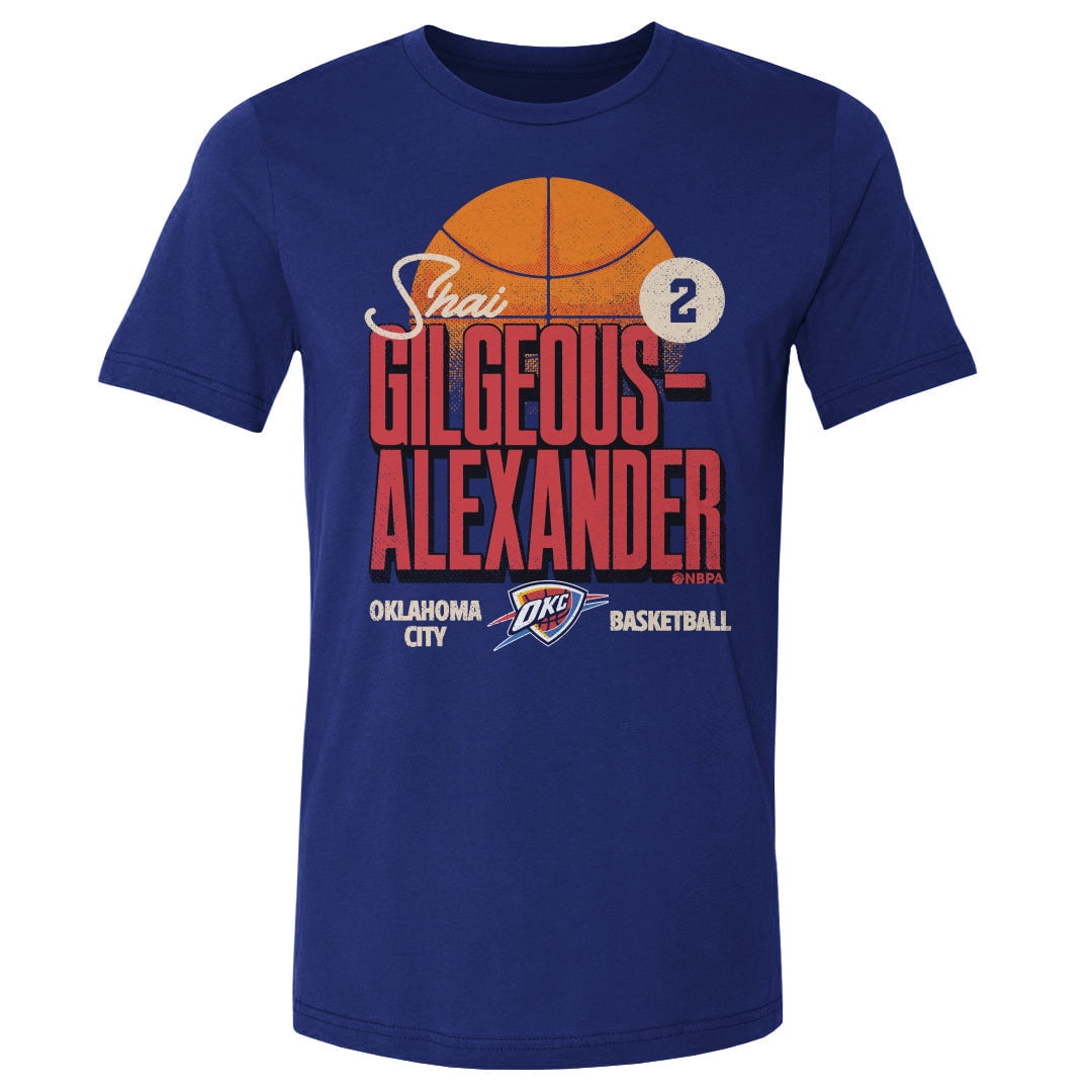 Shai GilgeousAlexander Oklahoma City Thunder Label WHT, Vintage TShirt, Game Day, Gift for fan