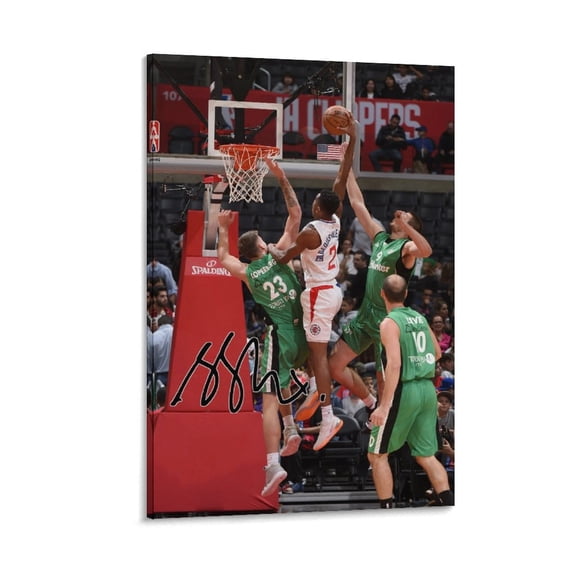 Shai Gilgeous-Alexander Poster Canvas Poster Signed Posters Wall Art Poster Scroll Canvas Painting Picture Living Room Decor Home 12x18inch(30x45cm)