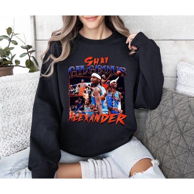Shai Gilgeous Alexander Shirt Okc Thunder Graphic Sweatshirt, Vintage