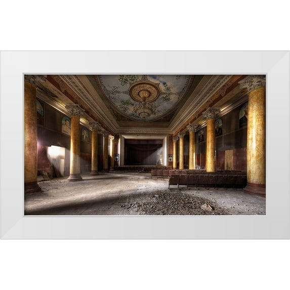 Shainidze, Roland 18x12 White Modern Wood Framed Museum Art Print Titled - Former Glory