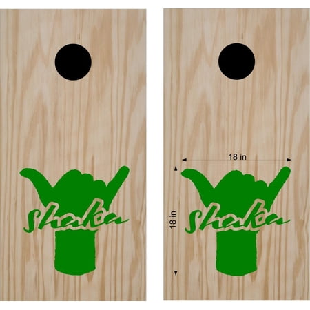 Shaka Ocean Cornhole Decal Sticker Ocean Bean Bag Toss Game