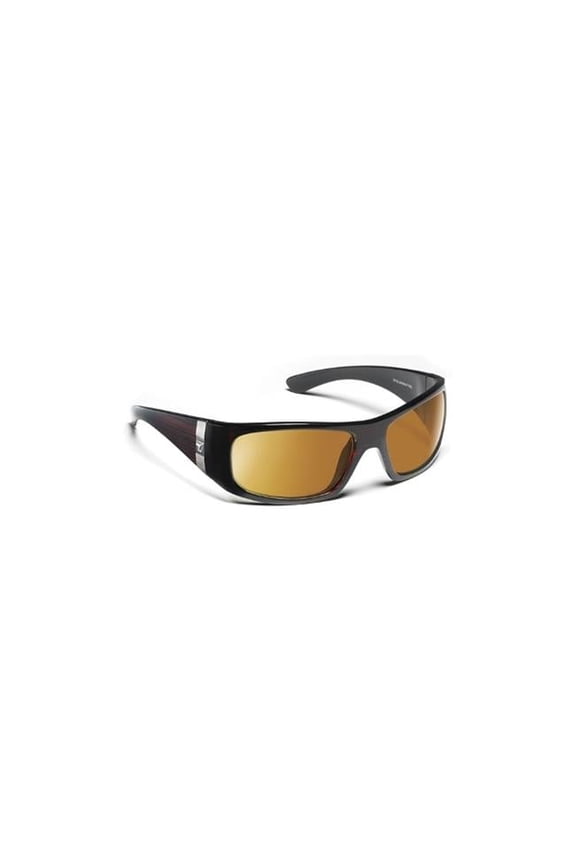 Shaka Sharp View Polarized Gray Sunglasses- Mahogany - Medium & Extra Large