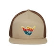 thumbnail image 1 of Shaka Waves Surf Trucker Hat - 7 Panel Cap For Men , Khaki, 1 of 2