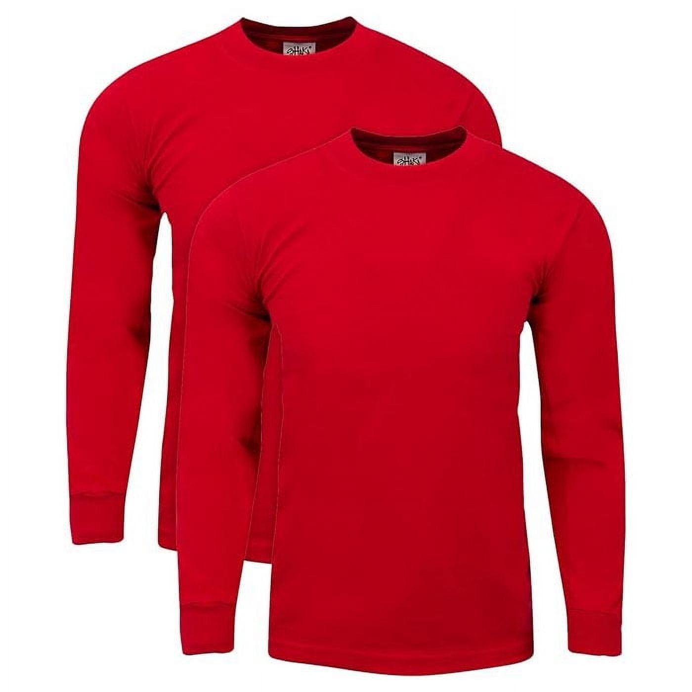 Shaka Wear 2Pack Men's Max Heavy Weight 7 oz Cotton Long