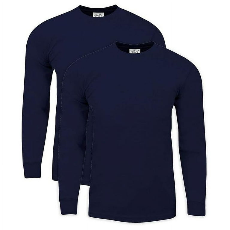 Shaka Wear 2Pack Men's Max Heavy Weight 7 oz Cotton Long