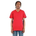 thumbnail image 1 of Shaka Wear Adult 6.2 oz., V-Neck T-Shirt 5XL RED, 1 of 2