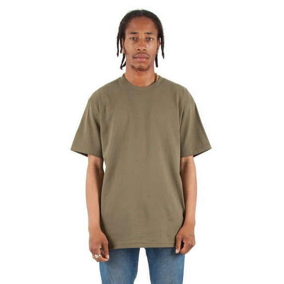 Shaka Wear Adult 7.5 oz., Max Heavyweight T-Shirt 2XL OLIVE