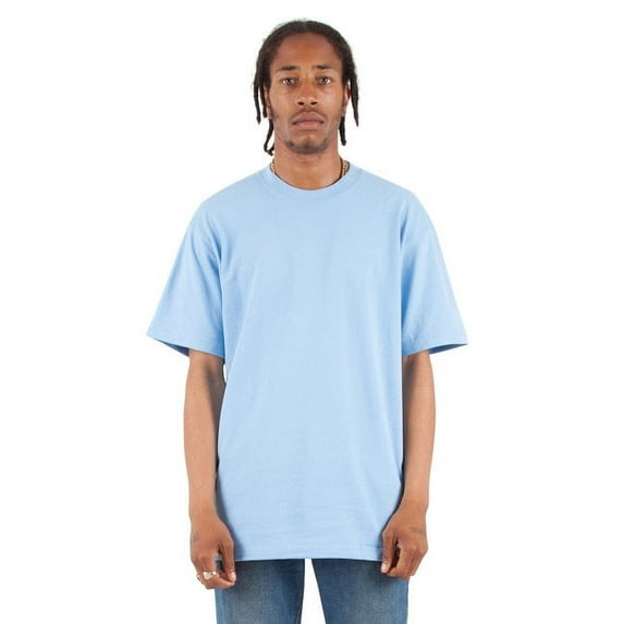 Shaka Wear Adult 7.5 oz., Max Heavyweight T-Shirt 3XL SKY BLUE