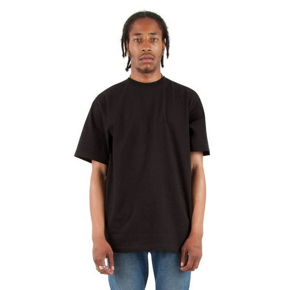 Shaka Wear Adult 7.5 oz., Max Heavyweight T-Shirt M BLACK