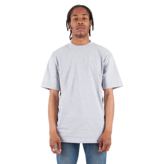 Shaka Wear Adult 7.5 oz., Max Heavyweight T-Shirt XL HEATHER GREY