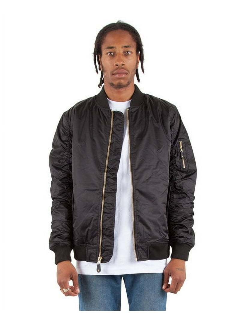 Shaka Wear Adult Bomber Jacket 3XL BLACK - Walmart.com