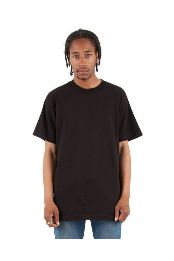 Drop Ship Adult 6 oz., Active Short-Sleeve Crewneck T-Shirt 4XL BLACK