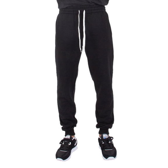 Shaka Wear Drop Ship Men's Fleece Jogger Pants 5XL BLACK
