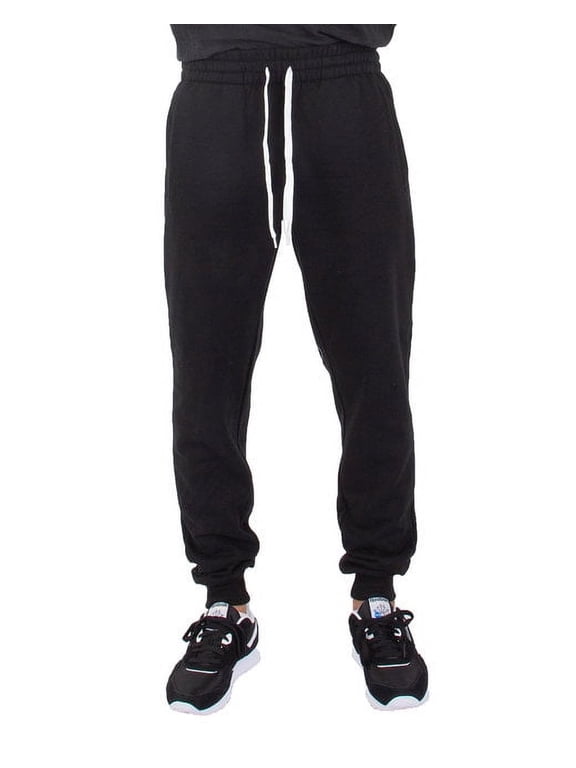 Drop Ship Men's Fleece Jogger Pants XL BLACK