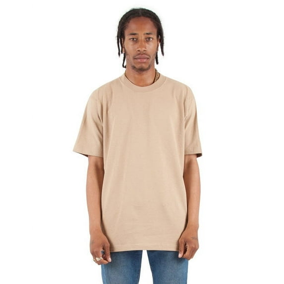 Shaka Wear Drop Ship Tall 7.5 oz., Max Heavyweight S/S T-Shirt XLT KHAKI