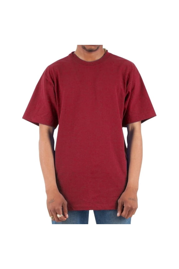Men's Max Heavyweight Short Sleeve Crew Neck T-Shirt - Cardinal Red - Large