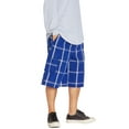 thumbnail image 1 of Shaka Wear Men's Relaxed Fit Plaid Cargo Shorts S~5XL, 1 of 13