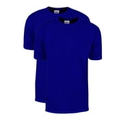 Shaka Wear Mens T Shirt 2 Pack 7 oz Max Heavyweight Cotton Short Sleeve Crewneck Tee Top Tshirts Regular Big Size MHS13 Royal 3T 2pk