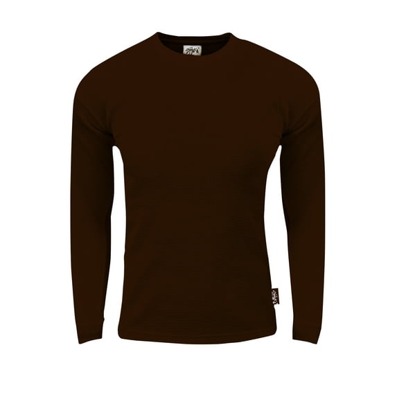 Shaka Wear Men's Thermal Long Sleeve Crewneck Waffle Shirt XS-5XL