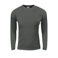 thumbnail image 1 of Shaka Wear Men's Thermal Long Sleeve Crewneck Waffle Shirt XS-5XL, 1 of 2